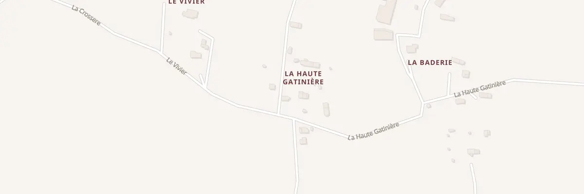 Plan du 5033 La Haute Gatiniere aux Loges-sur-Brécey