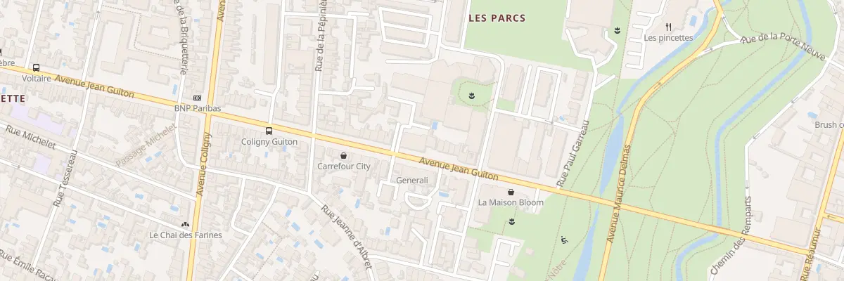 Plan du 30 Av Jean Guiton à La Rochelle
