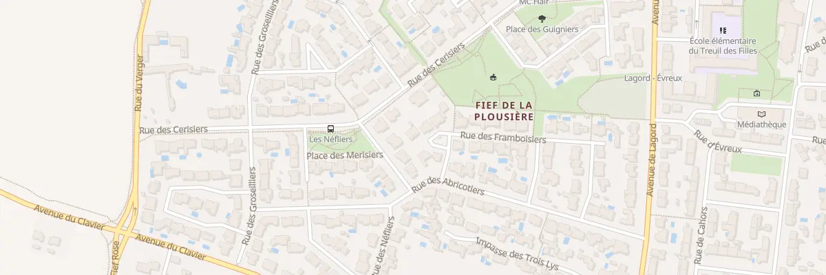 Plan du 3 Rue des Framboisiers à Lagord