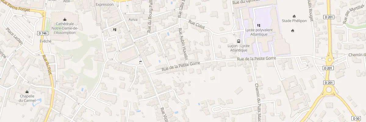 Plan du 11 Rue de la petite gorre à Luçon
