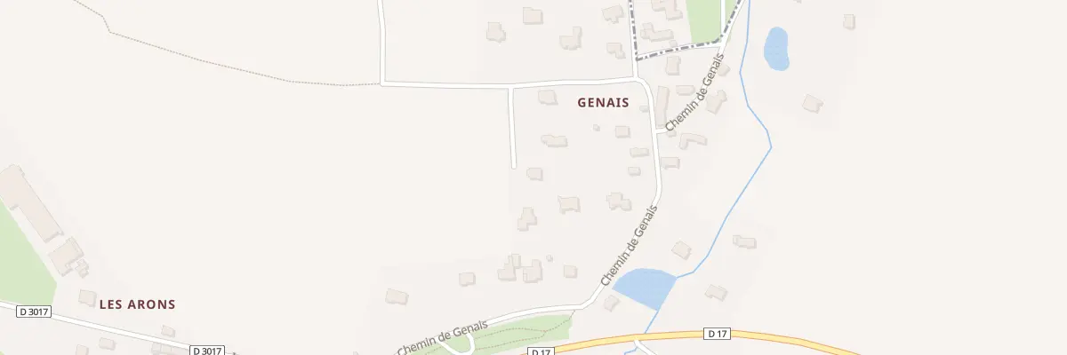 Plan du 5299 Les Genais à Beaucé
