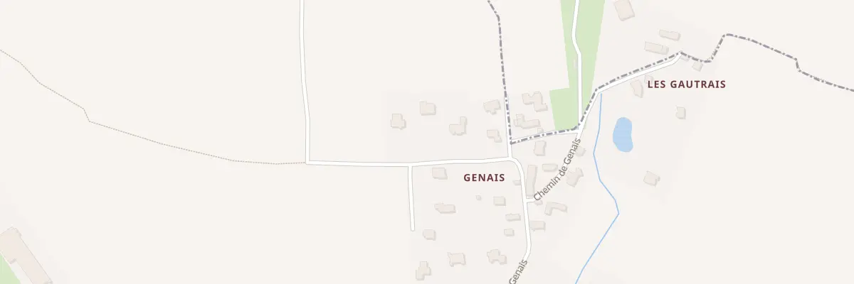 Plan du 18 Che de Genais à Beaucé