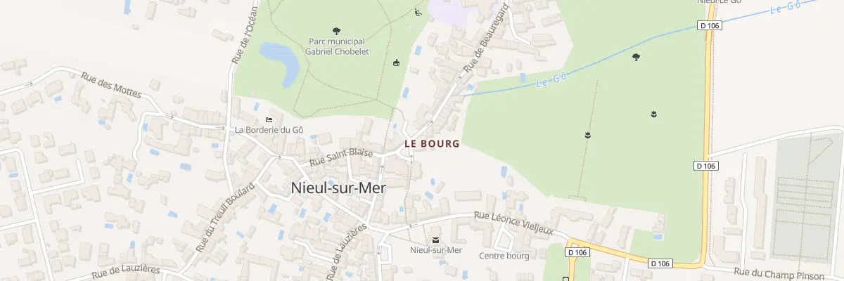 Plan du 14 Rue de Beauregard à Nieul-sur-Mer