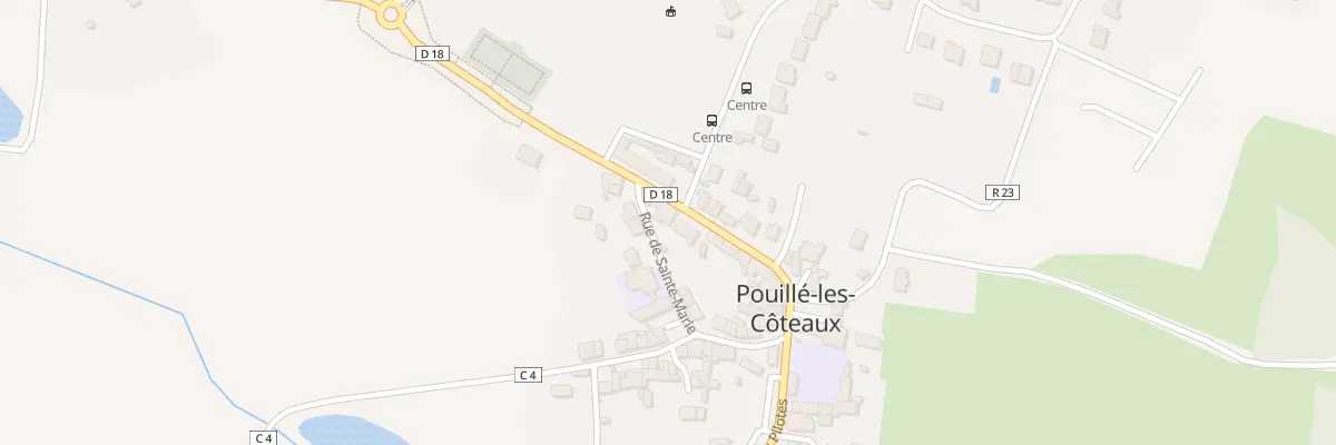 Plan du 136 Rue Sainte-Marie à Pouillé-les-Côteaux