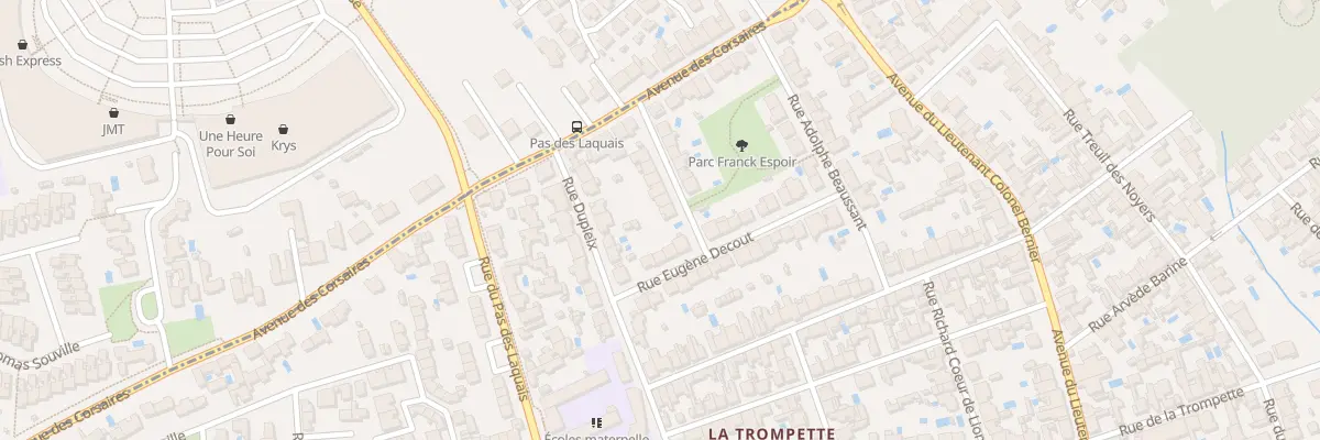 Plan du 3 Rue Auguste Moinard à La Rochelle