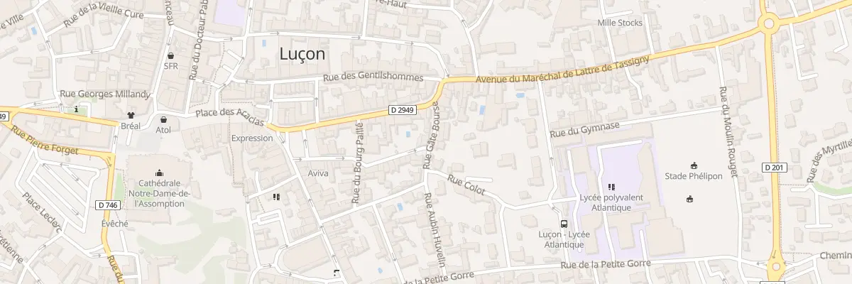 Plan du 5 Rue des trois pigeons à Luçon