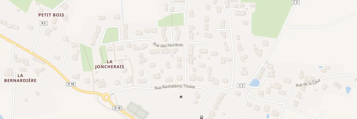 Plan du 61 Rue des Perrières à Pouillé-les-Côteaux