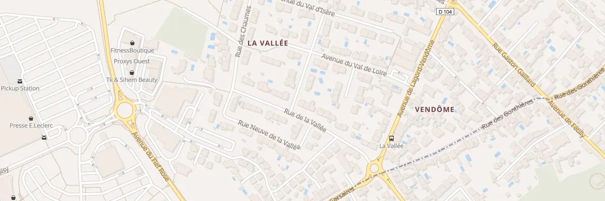 Plan du 18 Rue de la Vallée à Lagord