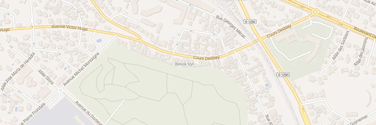 Plan du 34 Crs Desbiey à Arcachon