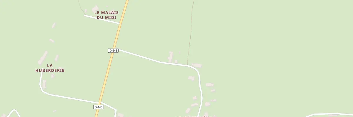 Plan du 20 La Cauviniere à Thèreval