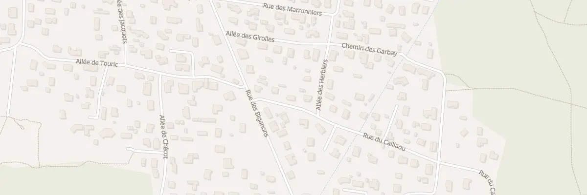 Plan du 93 Rue de Caillaou à Biscarrosse