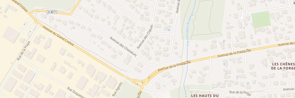 Plan du 2 Av des Chênes à Lège-Cap-Ferret