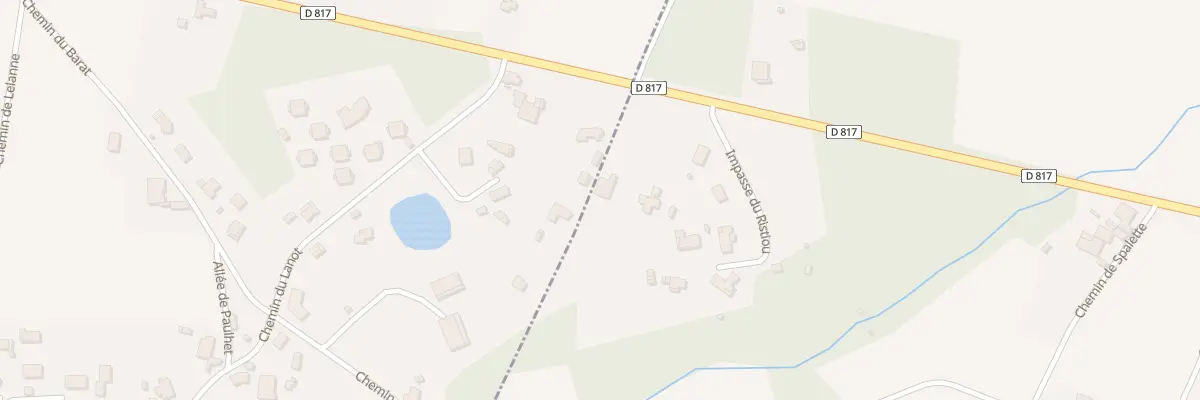 Plan du 2163 Rte Nationale 117 à Orthevielle