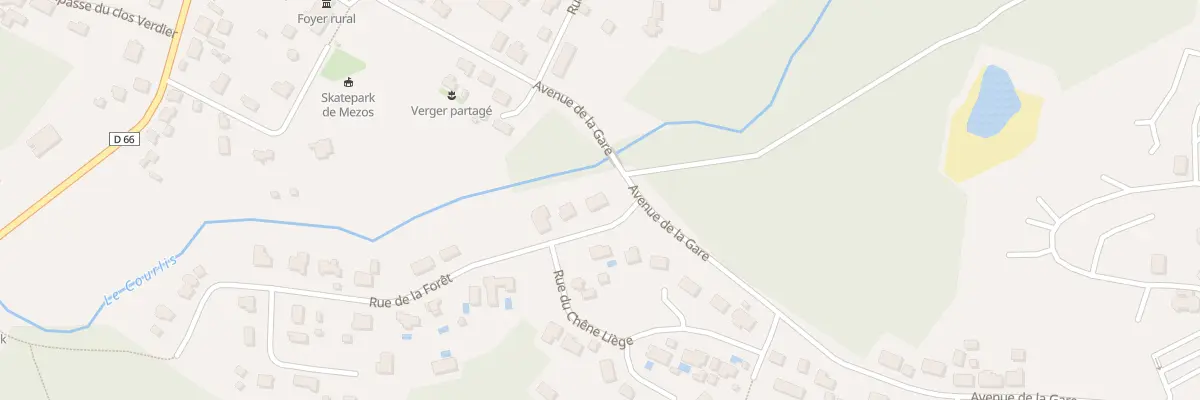Plan du 21 Rue de la Forêt à Mézos