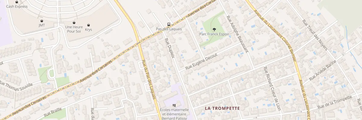 Plan du 40 Rue Dupleix à La Rochelle