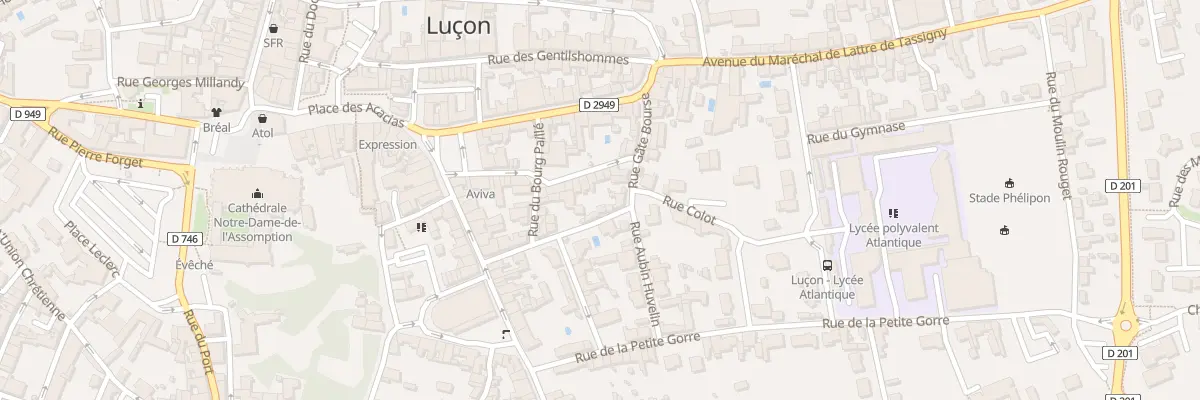 Plan du 18 Rue des trois pigeons à Luçon