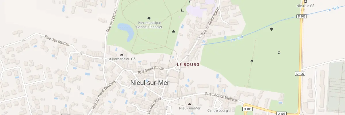 Plan du 13 Rue de Beauregard à Nieul-sur-Mer