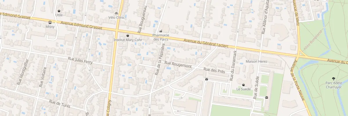 Plan du 16 Rue de Rougemont à La Rochelle