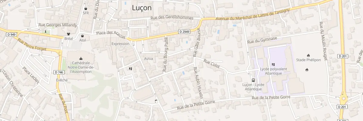 Plan du 16 Rue des trois pigeons à Luçon