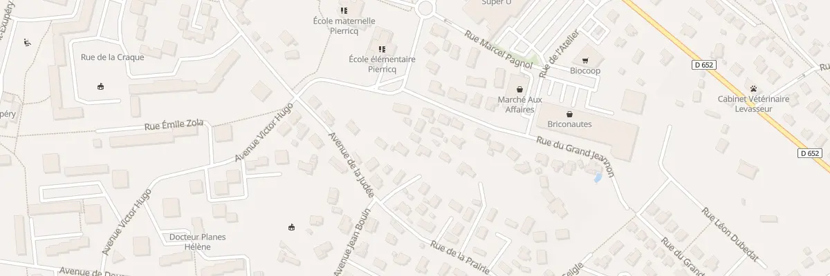Plan du 22 Rue du Grand Jeannon à Biscarrosse