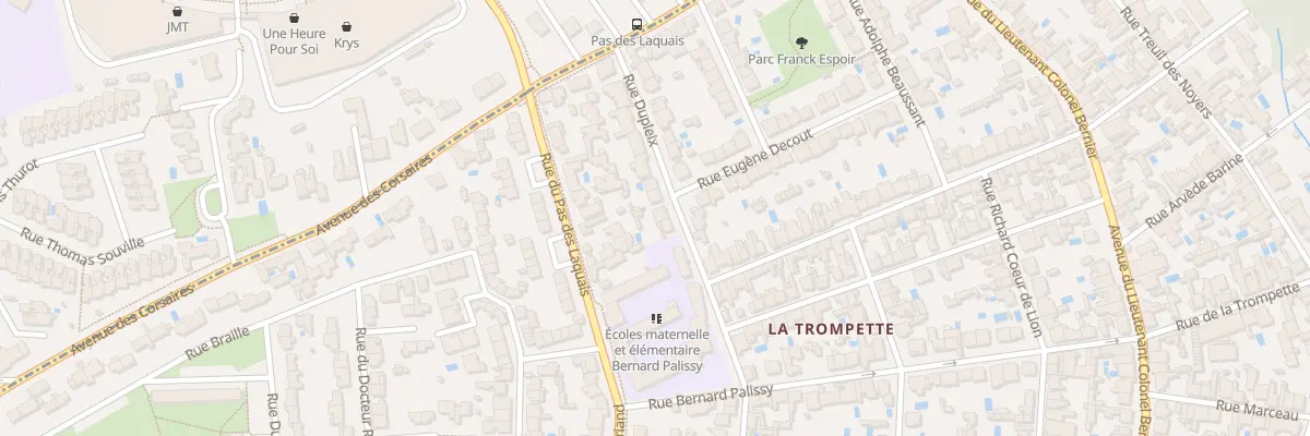Plan du 59 Rue Dupleix à La Rochelle