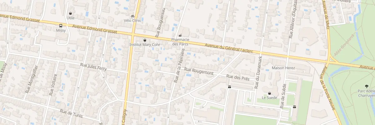 Plan du 3 Rue de la Pépinière à La Rochelle