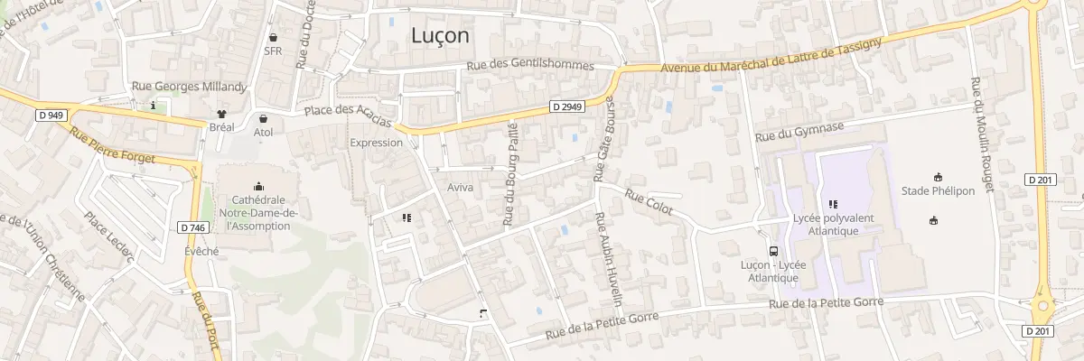 Plan du 12 Rue des trois pigeons à Luçon
