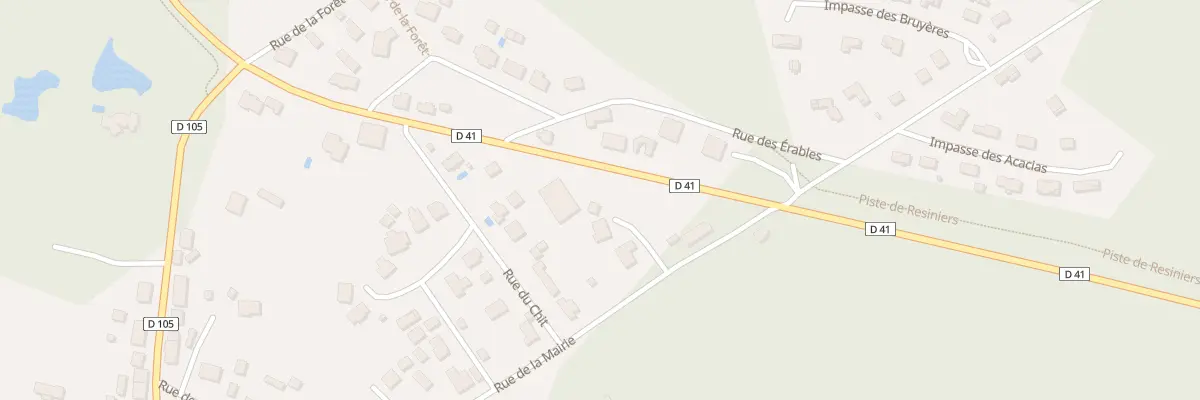 Plan du 421 Rue de la Mairie à Lévignacq