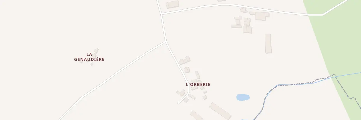 Plan du 515 L’Orberie à La Selle-en-Luitré