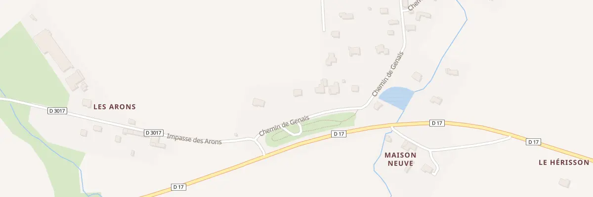 Plan du 3 Che de Genais à Beaucé