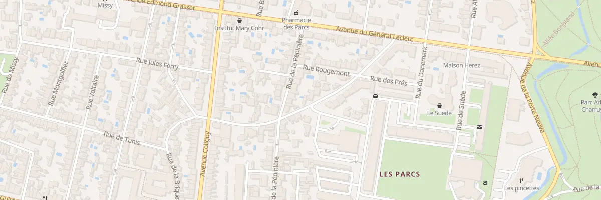 Plan du 13 Rue de la Pépinière à La Rochelle