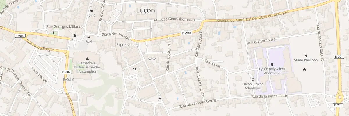 Plan du 2 Rue des trois pigeons à Luçon