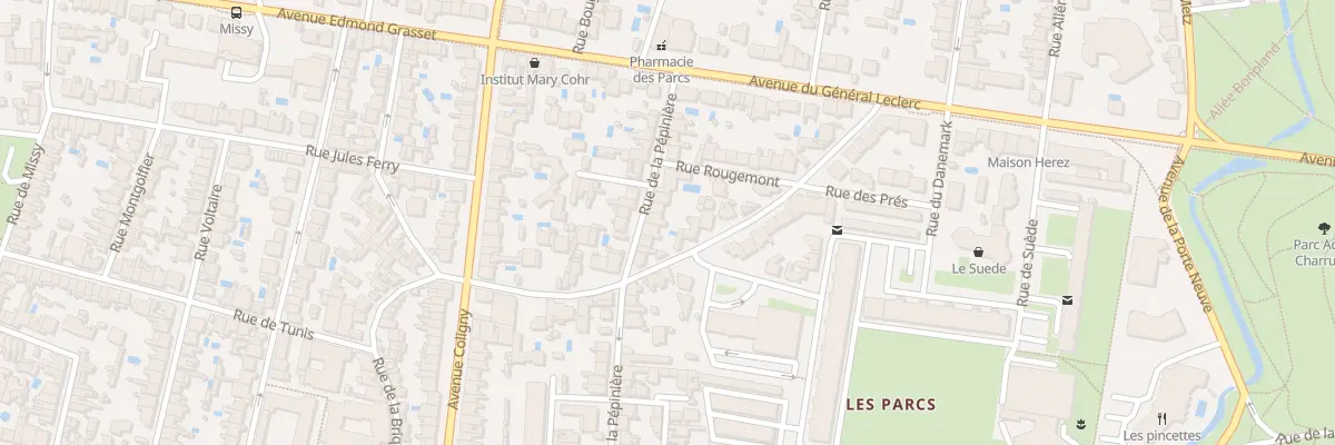 Plan du 11 Rue de la Pépinière à La Rochelle