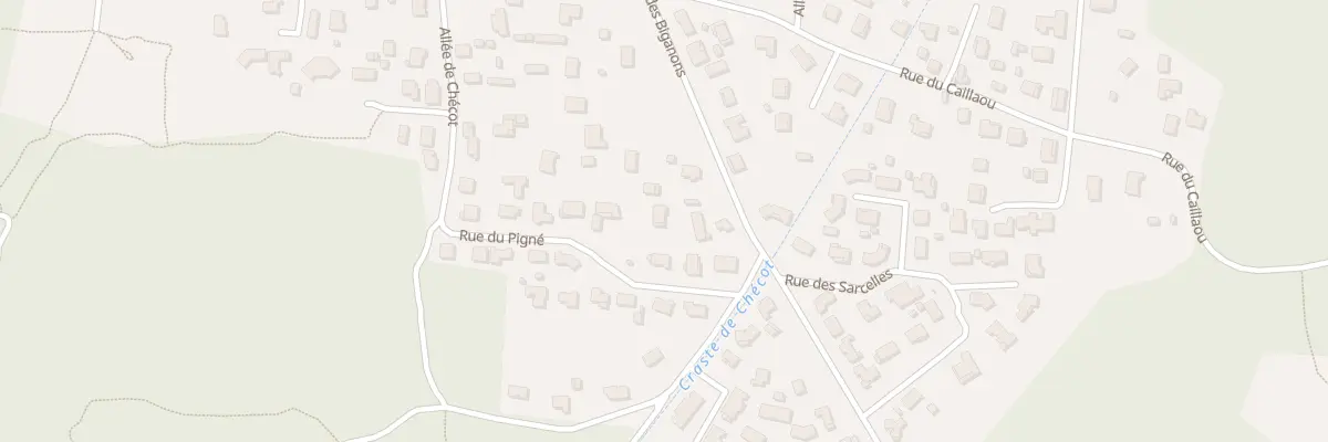 Plan du 186 Rue des Biganons à Biscarrosse