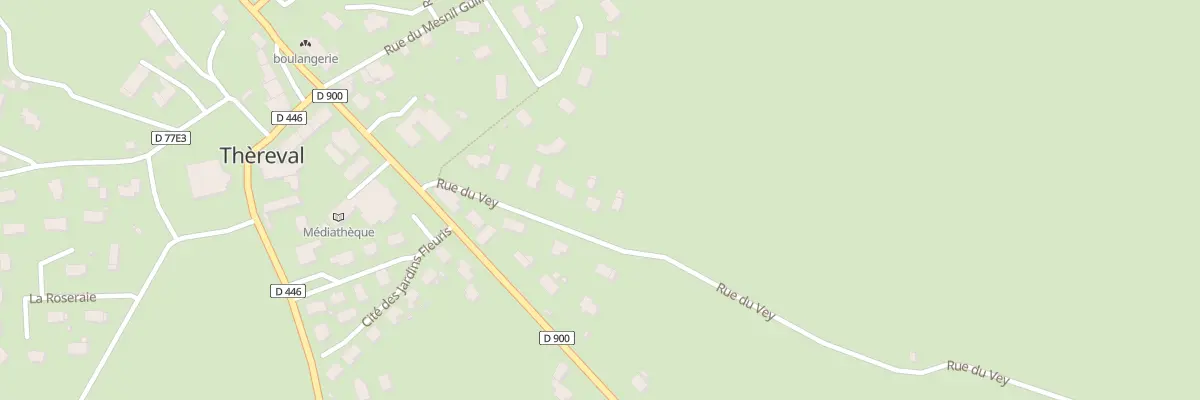 Plan du 9 Rue du Vey à Thèreval