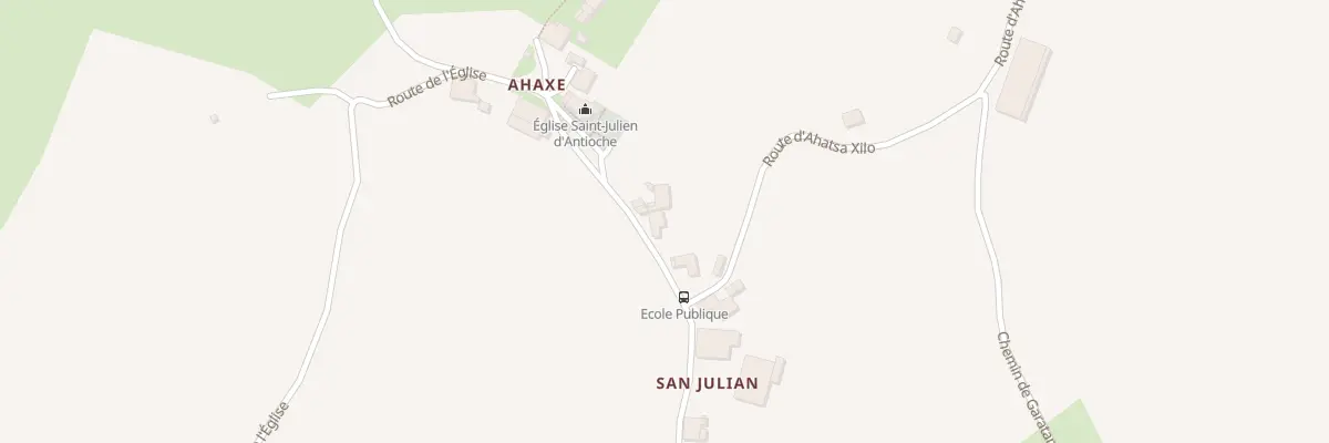 Plan du 5041 Village d’Ahaxe à Ahaxe-Alciette-Bascassan