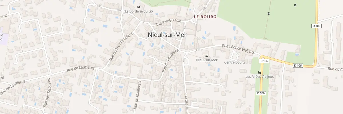 Plan du 3 Rue de Lauzières à Nieul-sur-Mer