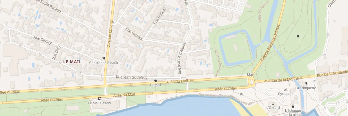 Plan du 7 Rue Jeanne d’Albret à La Rochelle