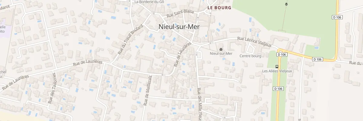 Plan du 9 Rue de Lauzières à Nieul-sur-Mer