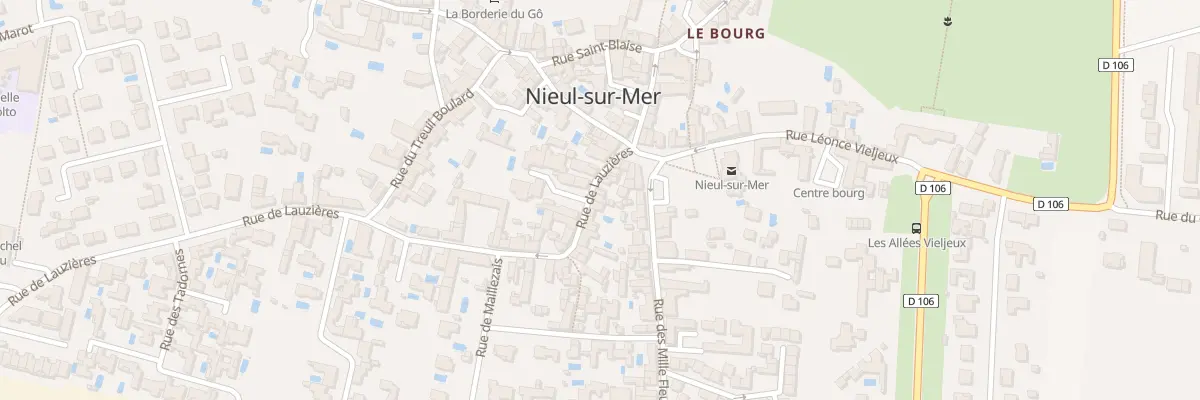 Plan du 7 Rue de Lauzières à Nieul-sur-Mer