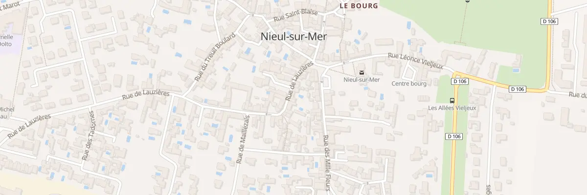 Plan du 11 Rue de Lauzières à Nieul-sur-Mer