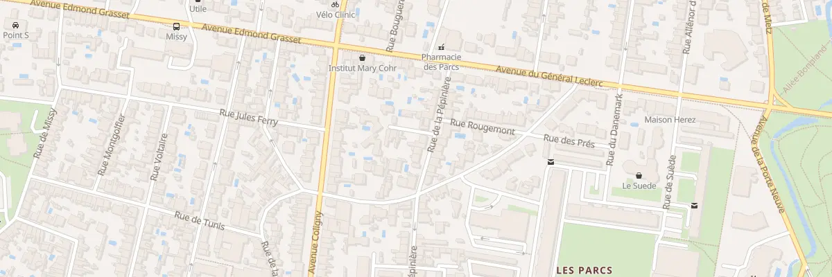 Plan du 10 Rue de la Pépinière à La Rochelle