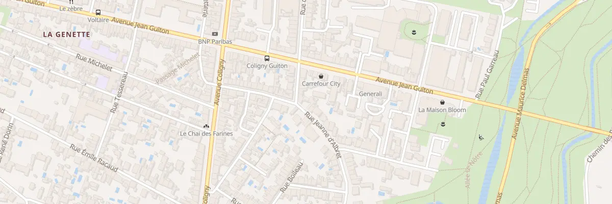Plan du 52 Rue Jeanne d’Albret à La Rochelle