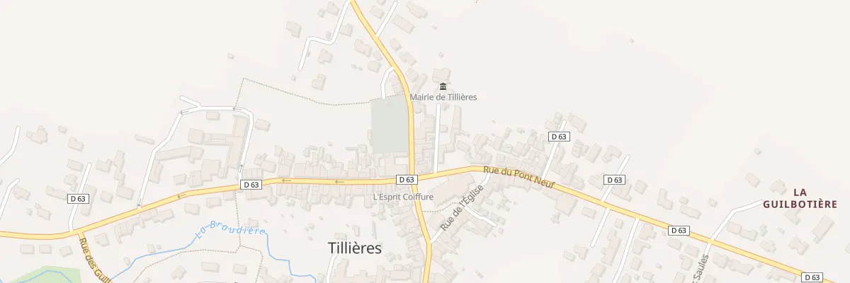 Plan du 7 Rue du Moulin (Tillieres) à Sèvremoine