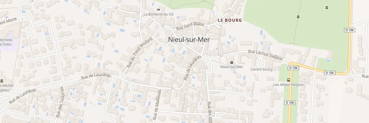 Plan du 6 Rue de Lauzières à Nieul-sur-Mer