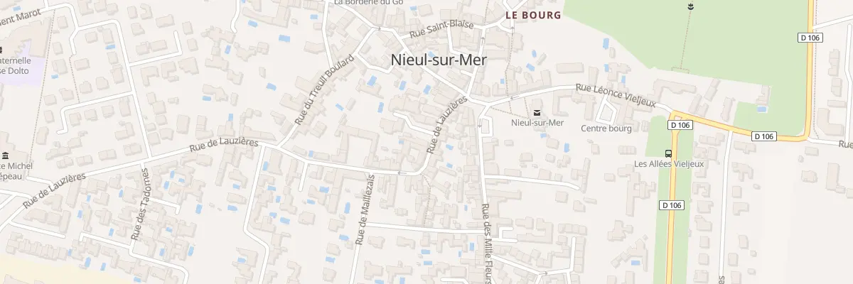 Plan du 10B Rue de Lauzières à Nieul-sur-Mer