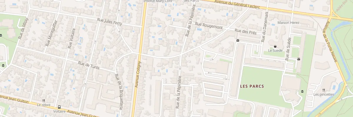 Plan du 20 Rue de la Pépinière à La Rochelle