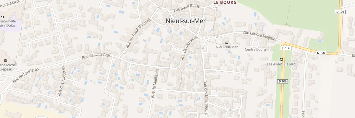 Plan du 12 Rue de Lauzières à Nieul-sur-Mer