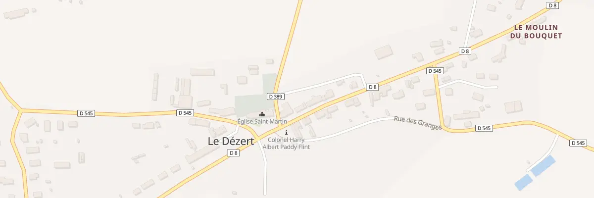 Plan du 3 Rue de la Libération au Dézert