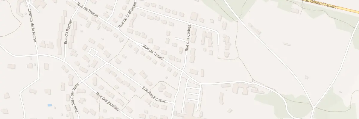 Plan du 27 Rue de tressé à Ombrée d’Anjou